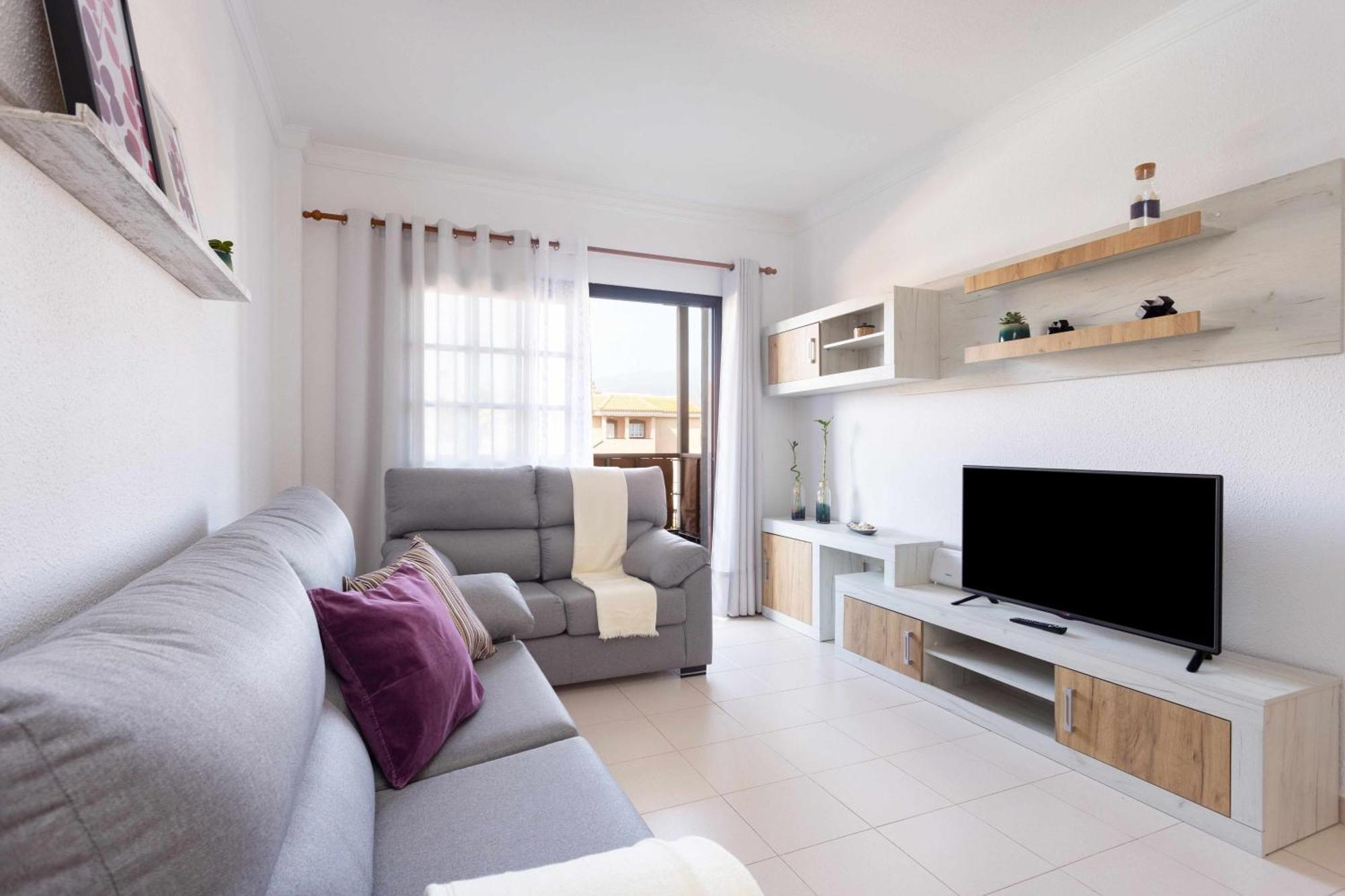 Апартаменты Agradable Piso Con Piscina & Playa Terraza Y Wifi Коста-дель-Силенцио Экстерьер фото