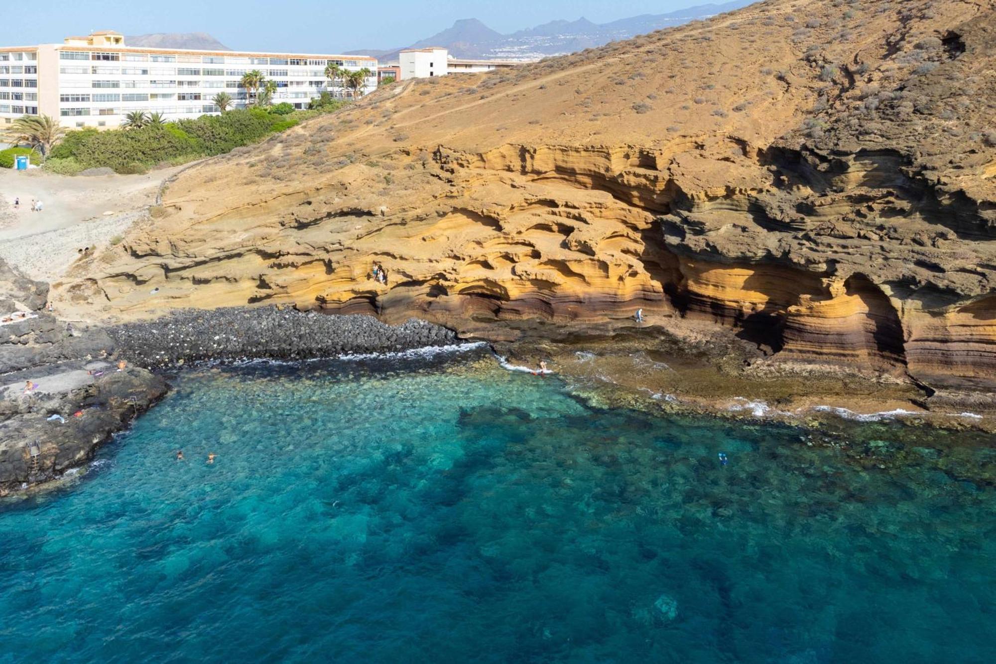 Апартаменты Agradable Piso Con Piscina & Playa Terraza Y Wifi Коста-дель-Силенцио Экстерьер фото